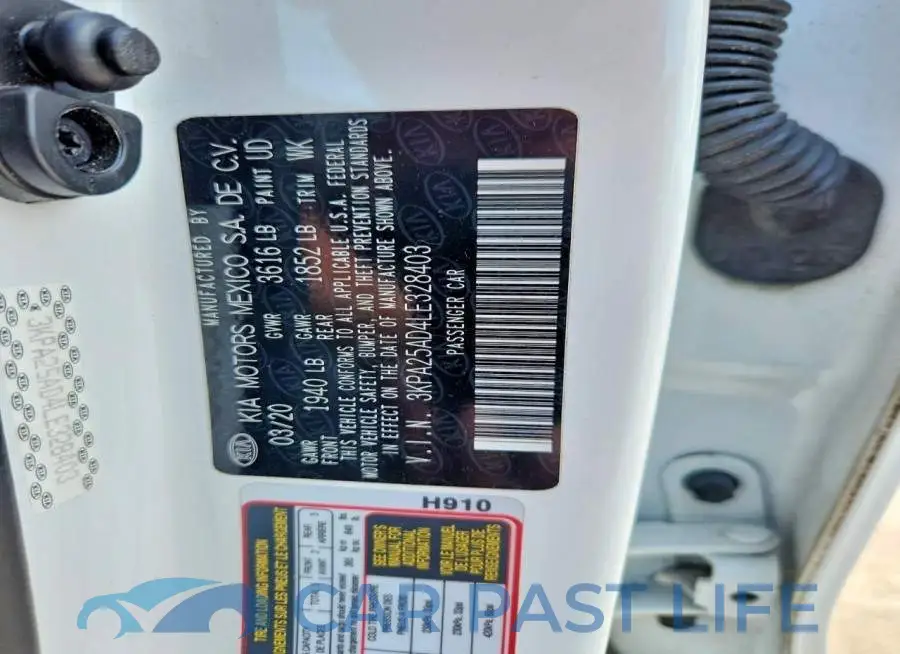3KPA25AD4LE328403# 12