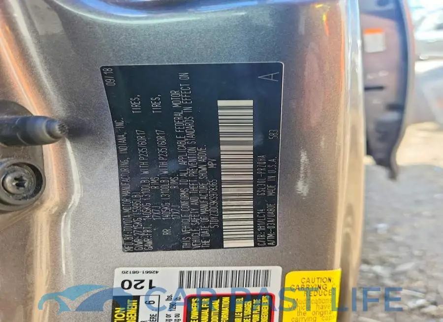 5TDYZ3DC9KS978365# 14