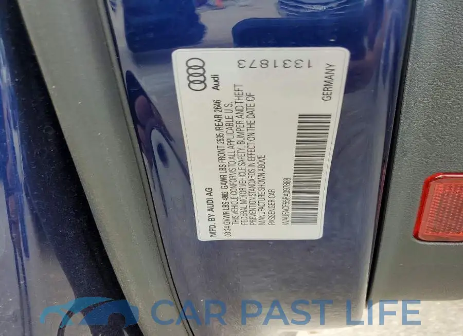 WAUFACF55RA097888# 13