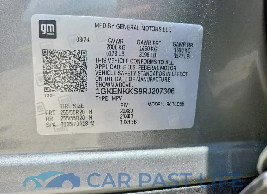 1GKENKKS9RJ207306# 13