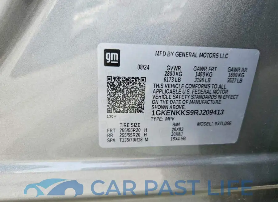 1GKENKKS9RJ209413# 13