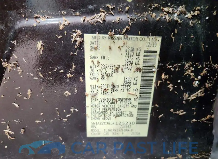 5N1AZ2CJ8LN125230# 14