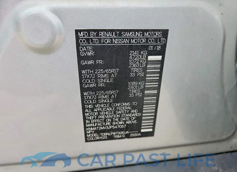 KNMAT2MV3JP547057# 13