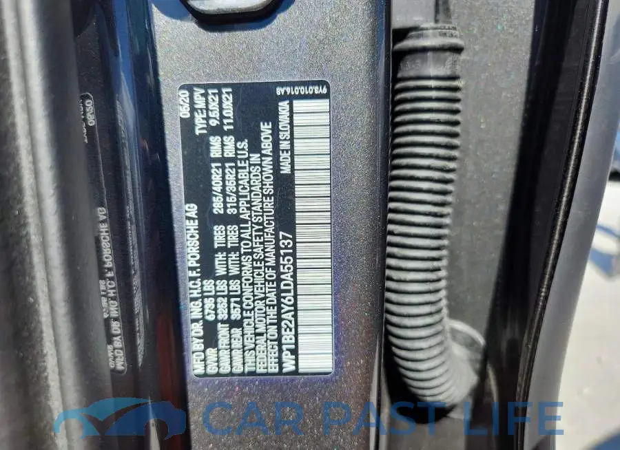 WP1BE2AY6LDA55137# 14