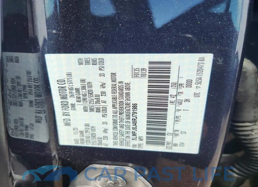 5LMPJ8J48RJ791986# 12