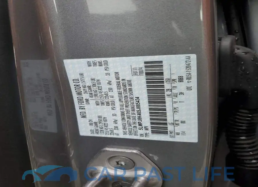 5LMPJ8K46SJ885434# 13