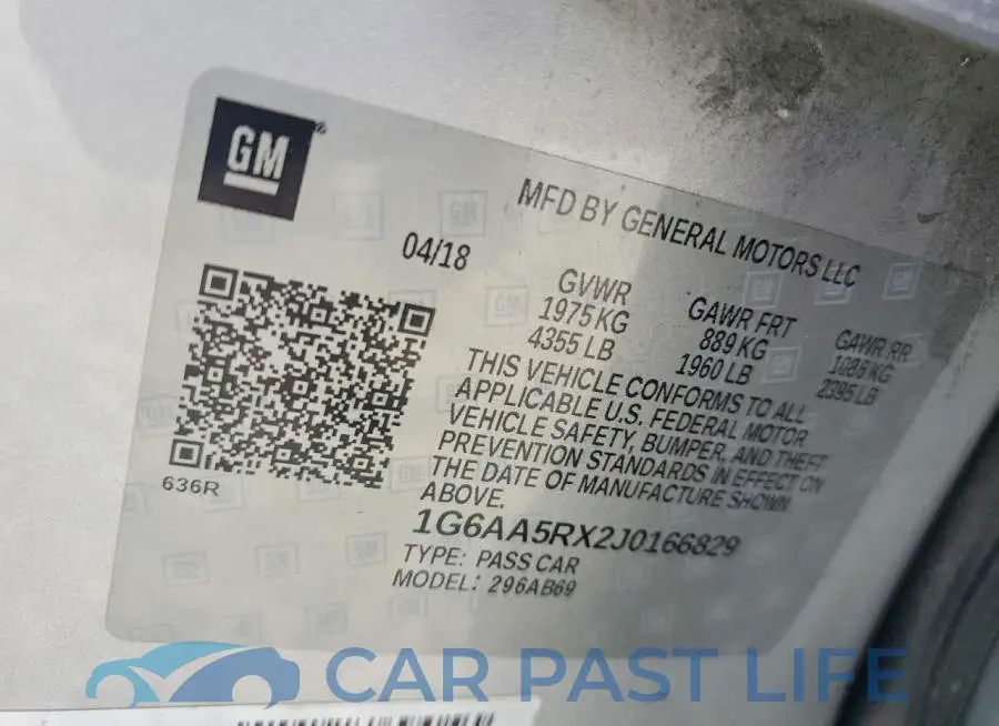1G6AA5RX2J0166829# 13