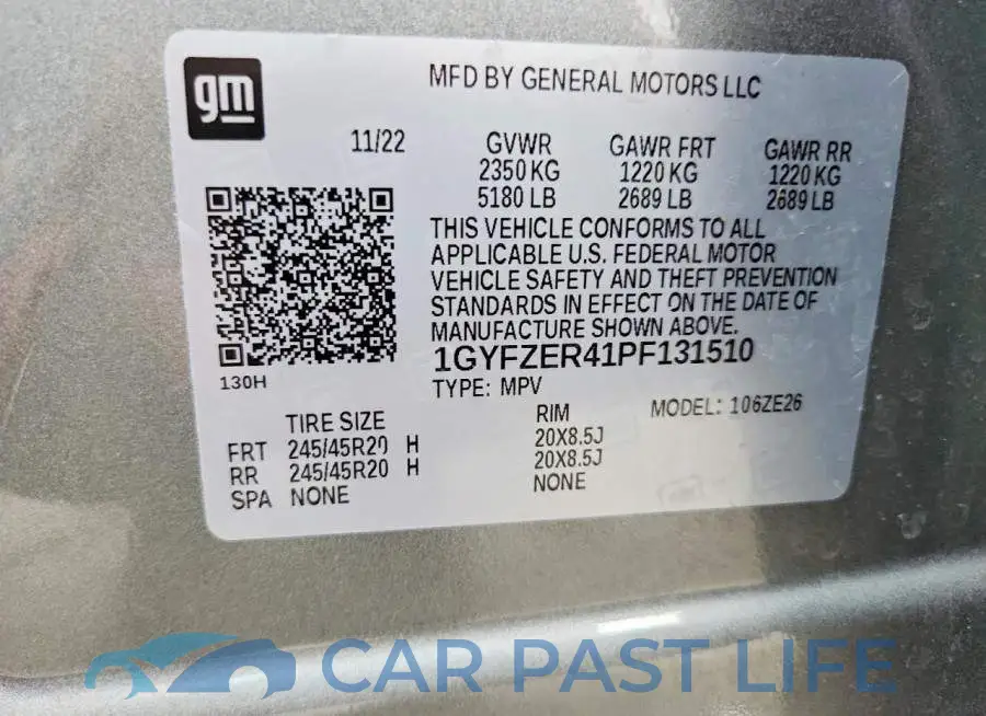 1GYFZER41PF131510# 13