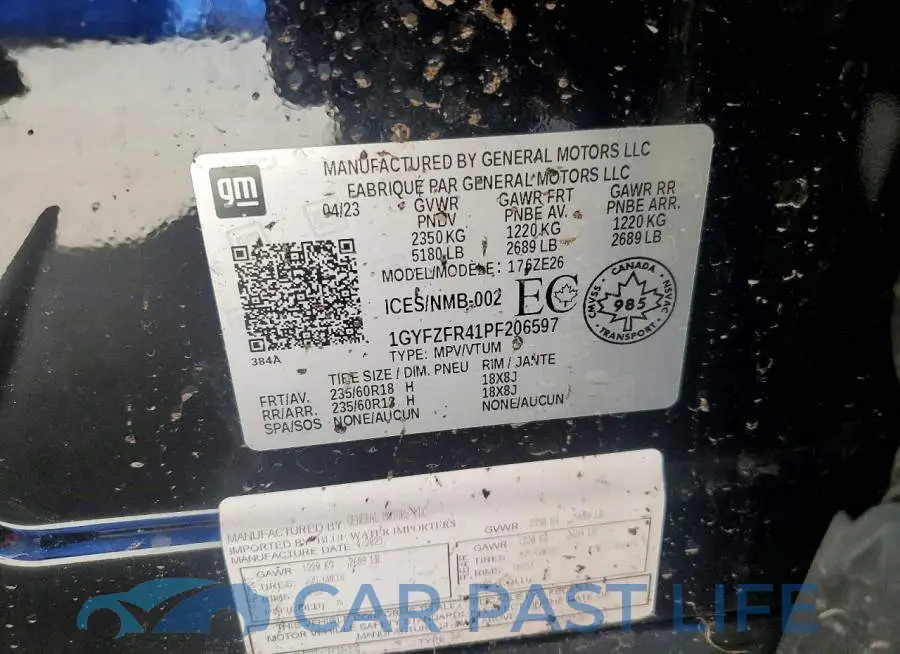 1GYFZFR41PF206597# 13