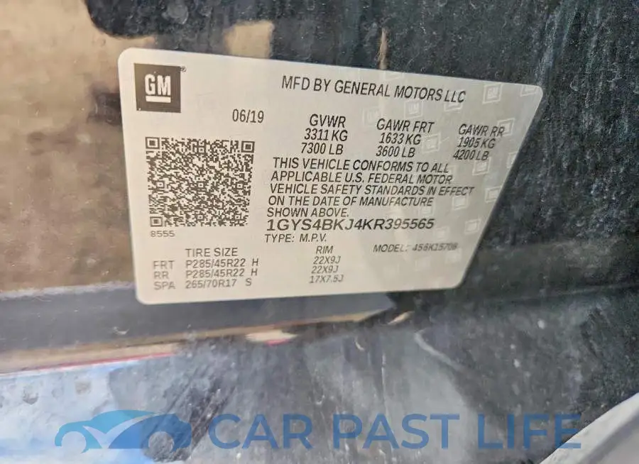 1GYS4BKJ4KR395565# 13