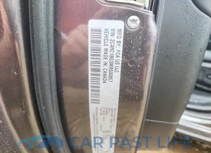 2C4RC1BG3MR500857# 12