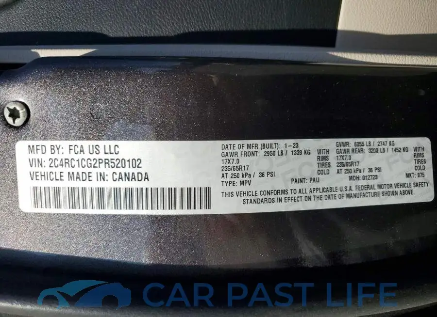 2C4RC1CG2PR520102# 14