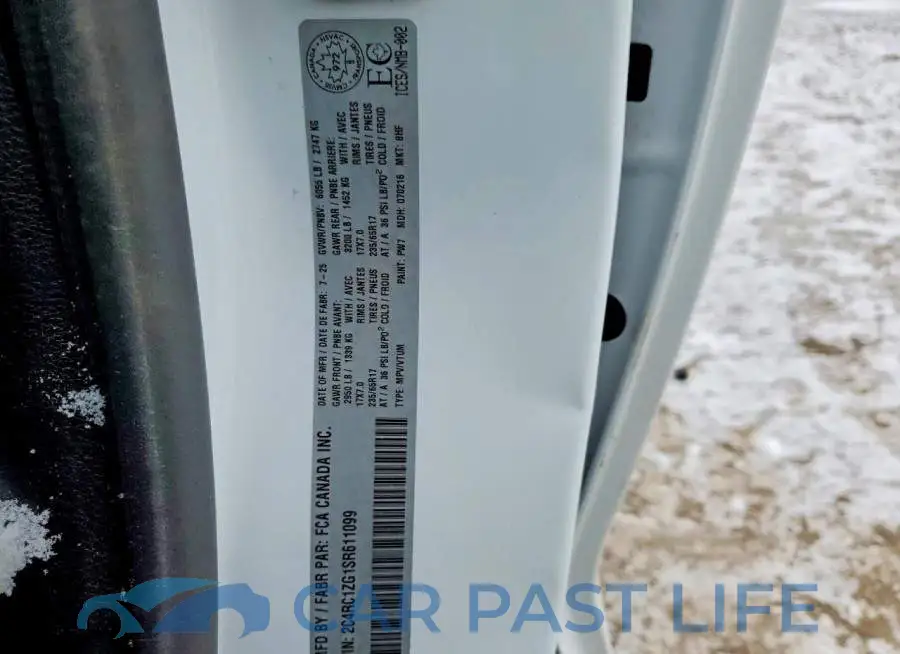 2C4RC1ZG1SR611099# 14