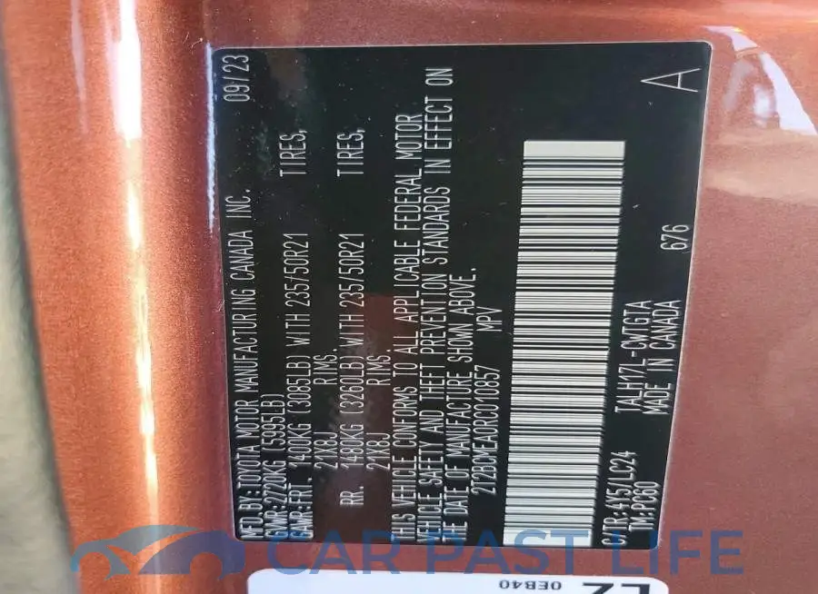 2T2BCMEA0RC010857# 13