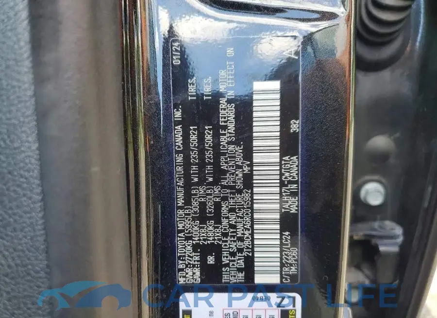 2T2BCMEA6RC015982# 13