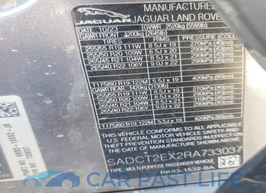 SADCT2EX2RA733037# 13