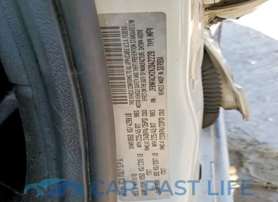 ZFBNFACH2KZ042229# 12