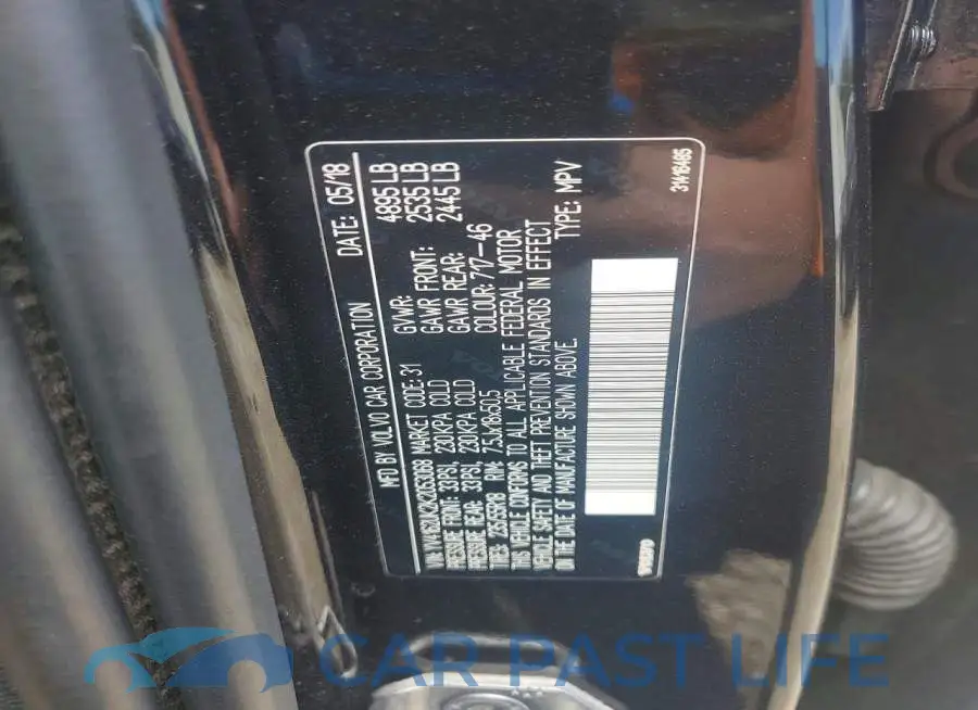 YV4162UK2K2053068# 12