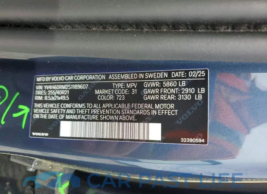 YV4H60RM2S1189607# 14