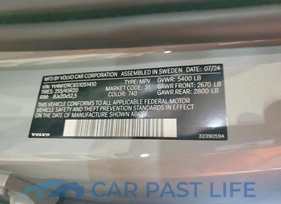 YV4M12RC6S1051410# 13