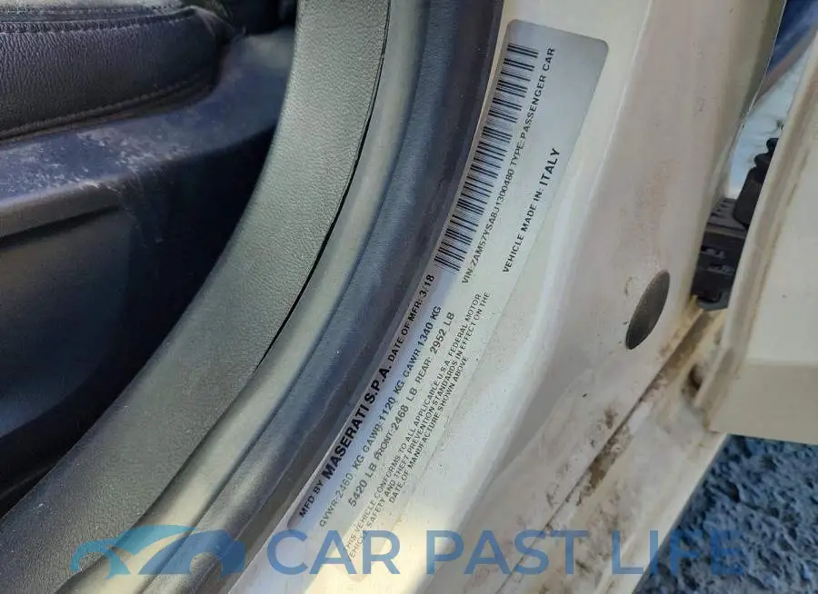 ZAM57YSA8J1300480# 13