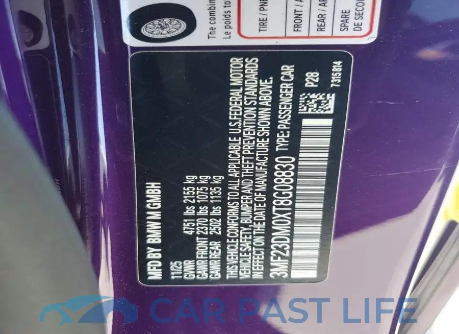 3MF23DM0XT8G08830# 12