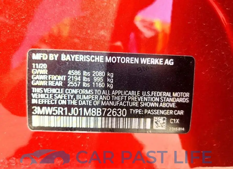 3MW5R1J01M8B72630# 12