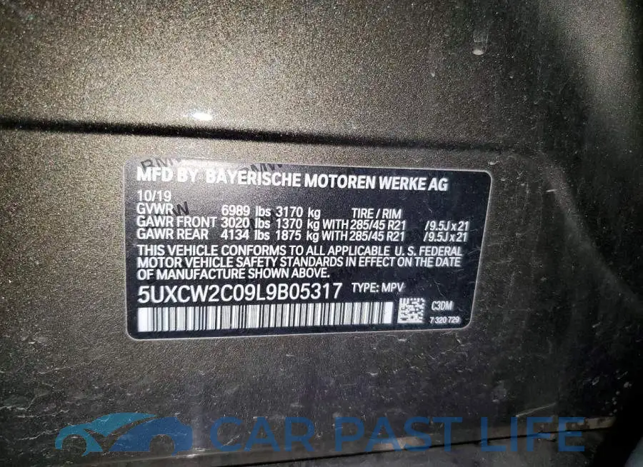 5UXCW2C09L9B05317# 14