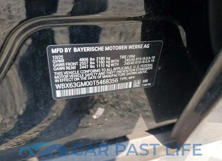 WBX63GM00T5468356# 13