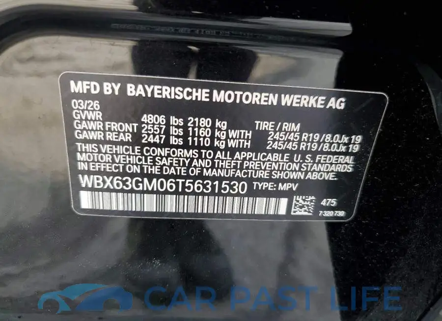 WBX63GM06T5631530# 13