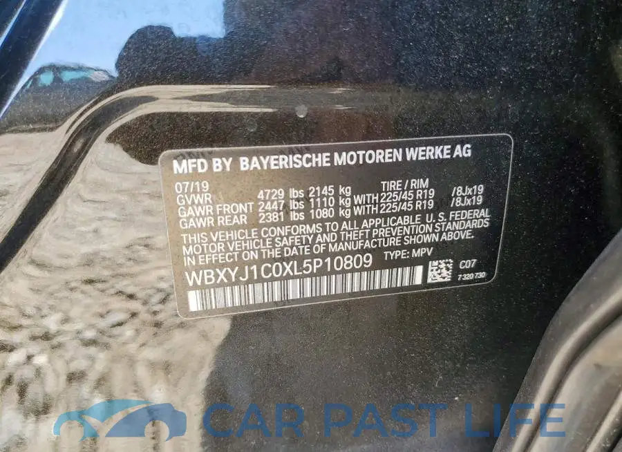 WBXYJ1C0XL5P10809# 13