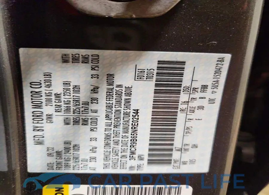 3FMCR9B65NRE02544# 13