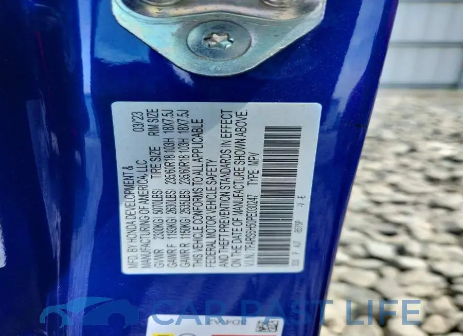 7FARS6H50PE030247# 12