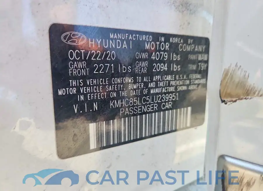 KMHC85LC5LU239951# 12
