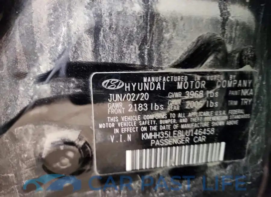 KMHH35LE8LU146458# 12