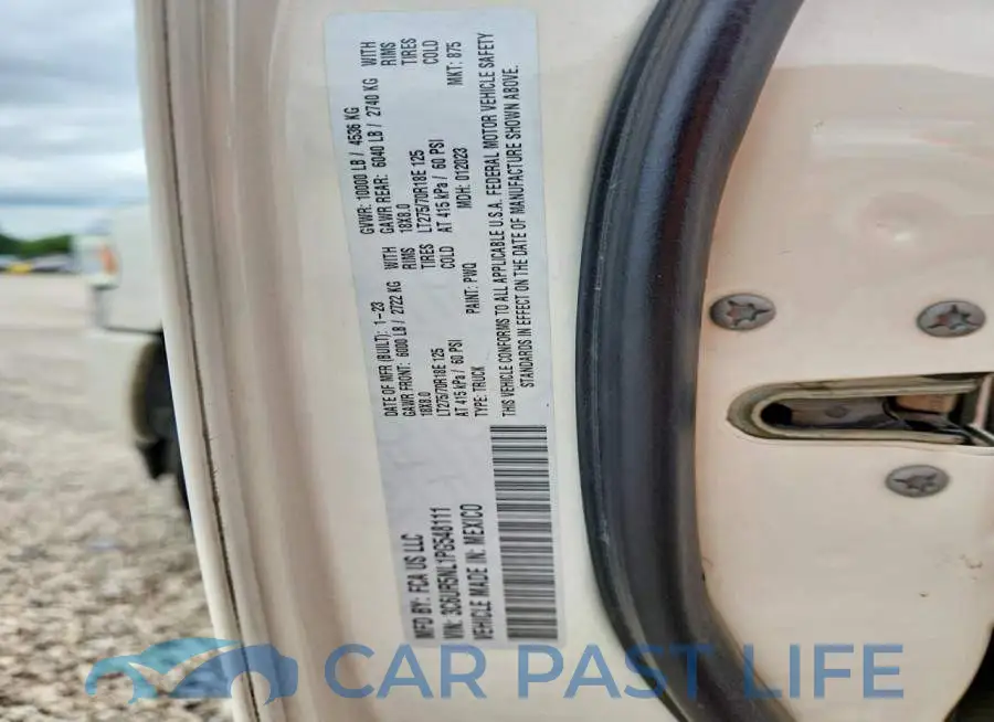 3C6UR5NL1PG548111# 12