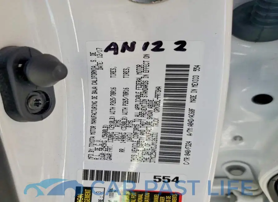 3TMCZ5AN3JM126331# 12
