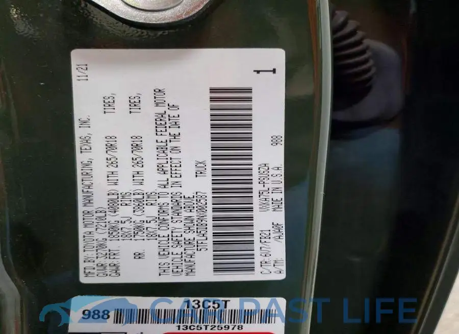 5TFLA5DB9NX002587# 13