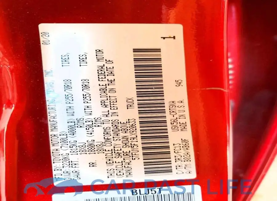 5TFUY5F19LX920633# 12