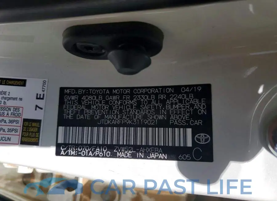 JTDKARFP9K3119021# 13