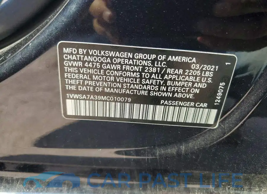 1VWSA7A39MC010079# 12