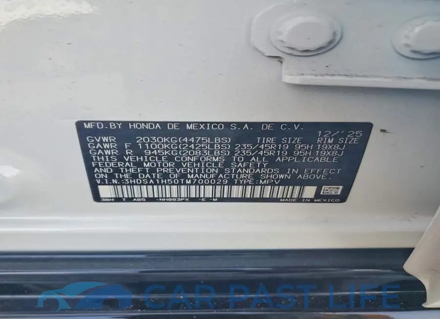 3HDSA1H50TM700029# 14