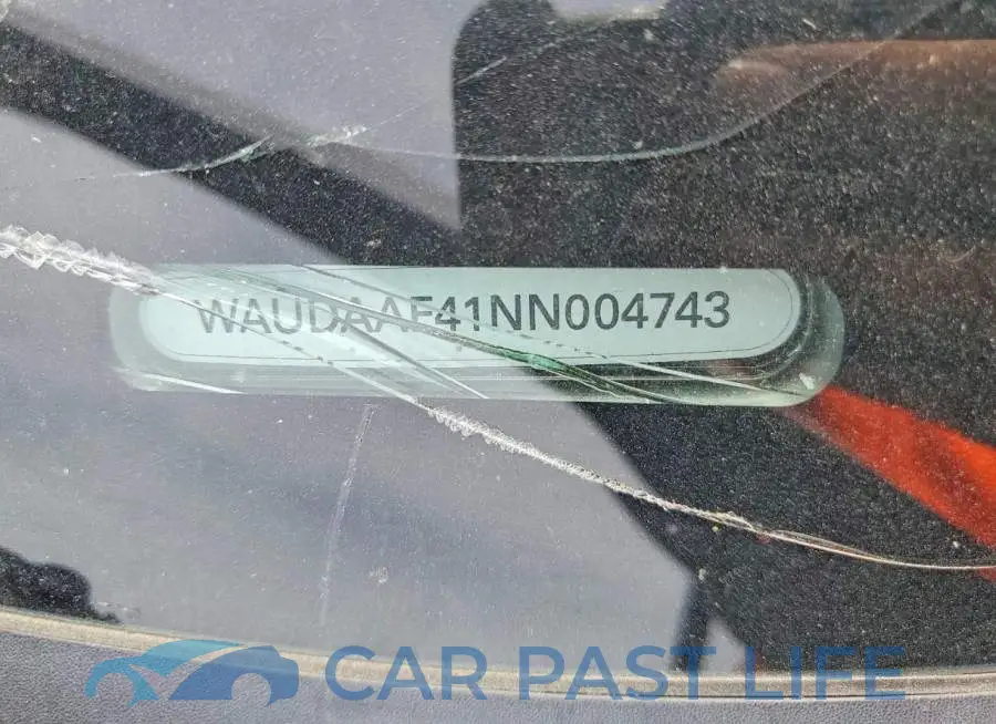 WAUDAAF41NN004743# 13
