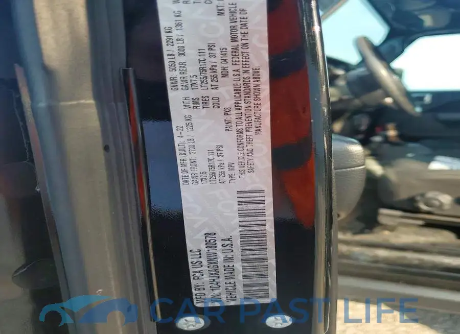 1C4HJXAGXNW180578# 12