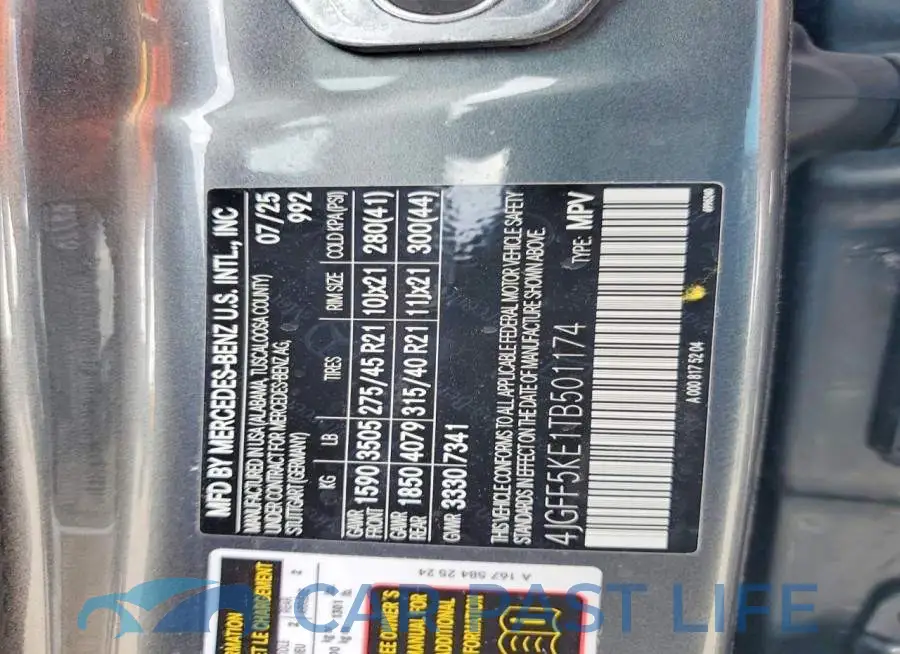 4JGFF5KE1TB501174# 13