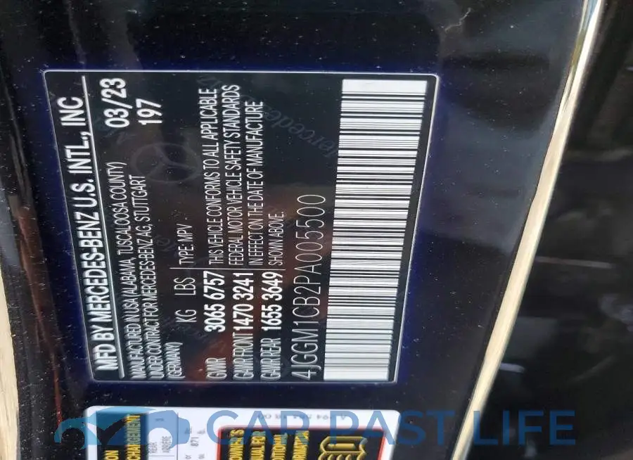 4JGGM1CB2PA005500# 14