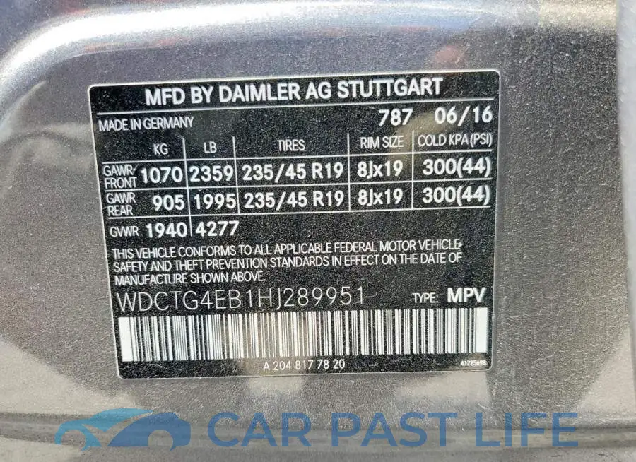 WDCTG4EB1HJ289951# 14