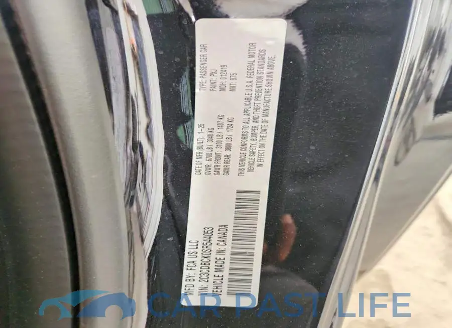 2C3CDBCK0SR544053# 13