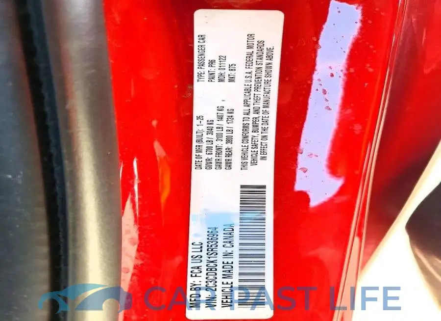 2C3CDBCK1SR536964# 13
