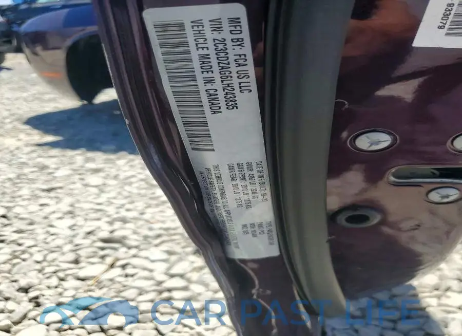 2C3CDZAG6LH243835# 12